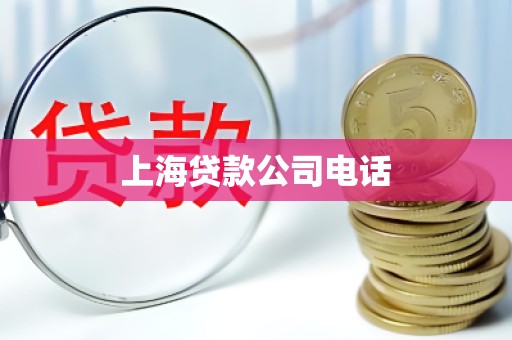 上海贷款公司电话