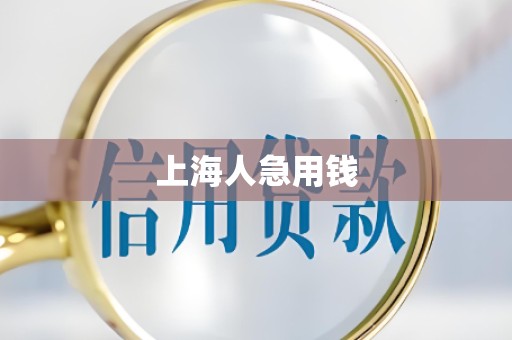 上海人急用钱